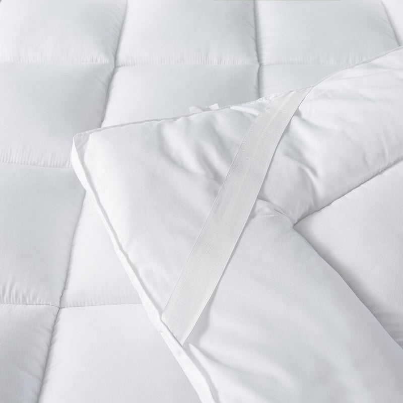 Naluka Mattress Topper Twin Size Pillowtop Bed Topper Mattress Pad 2 Inch Thick Mattress Cover - Image 3
